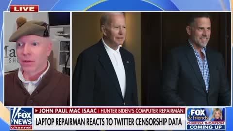 John Paul Mac Isaac, who owned the computer repair shop where Hunter Biden dropped off his laptop, gives his thoughts on Elon Musk releasing "The Twitter Files"