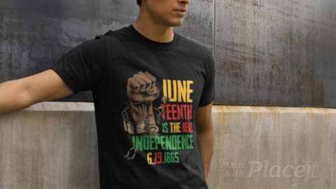 Juneteenth Is The Real Independence Day 1865 Freedom Pride T-Shirt