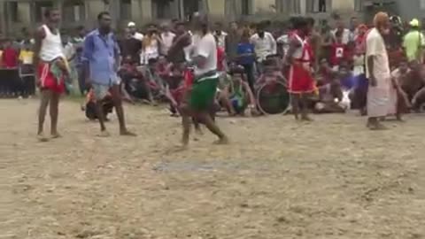 A country's traditional women's stick game