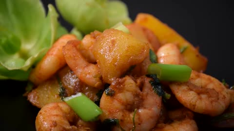 Prawn Mango Stir Fly Cuisine