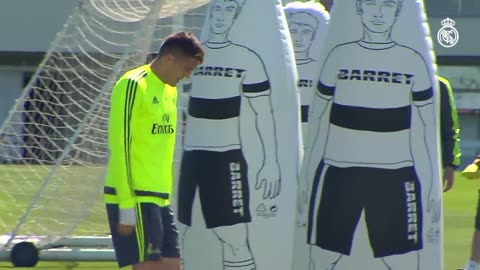 Cristiano Ronaldo training session