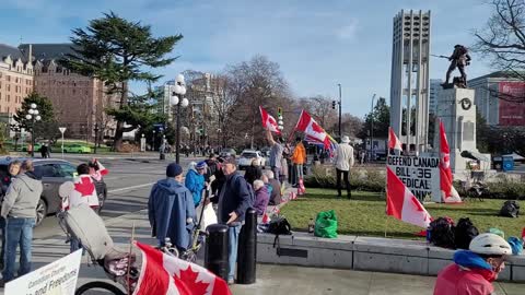 Freedom Rally Victoria Bc (January 14, 2023)