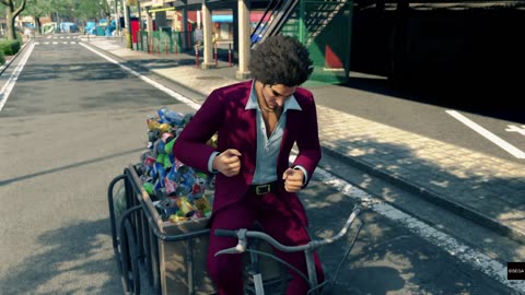 Yakuza: Like A Dragon collecting some cans #gaming #playstationtrophy #yakuzalikeadragon