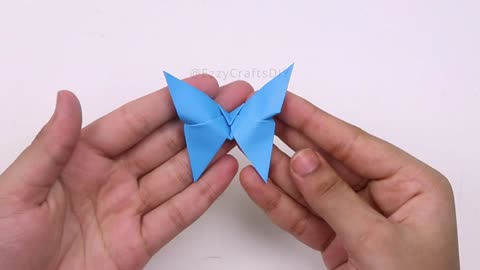 How to Make Easy Origami Butterfly in Just 1 Minute - Beautiful Origami Butterflies with Color Paper