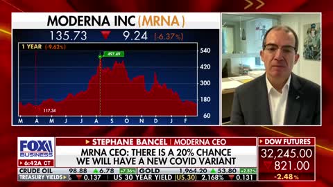 Watch Moderna's CEO Squirm As He Tries To Explain Company's Patented Gene Sequence Inside COVID