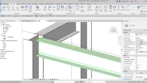 REVIT STRUCTURE 2022 LESSON 10 - CREATING STEEL BEAMS