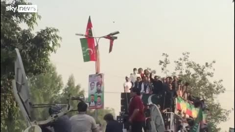 Imran Khan: The moment former Pakistan PM was shot during rally