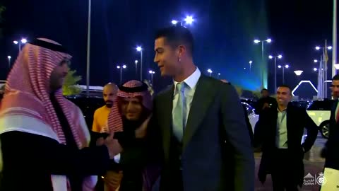 Christiano Ronaldo arrives at Al-Nasser Fc in Saudi Arabia