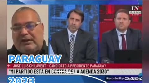 Paraguay, Jose Luis Chilavert candidato a presidente anti agenda 2030