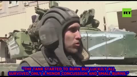 Ukraine War - Russian T-72 Tank Survives Close Ukrainain NLAW Ambush During Combat In Mariupol