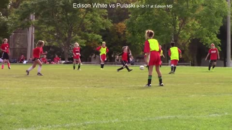 Middle School Soccer 6th Grade Edison White vs Pulaski 2