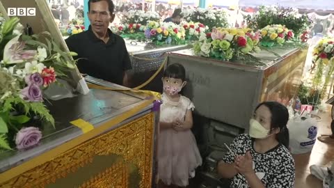 Thailand nursery attack: Final farewell after massacre - BBC News