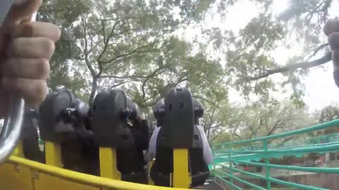 Kumba back row on ride 4K POV @30fps Busch Gardens Tampa