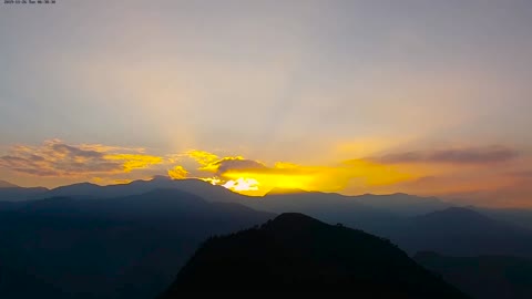 Sunrise Timelapse in Alishan, Taiwan