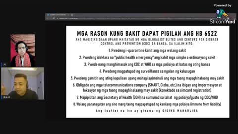 Rok Gonzaga, Al Santillan》CDC Bill, HB 6522