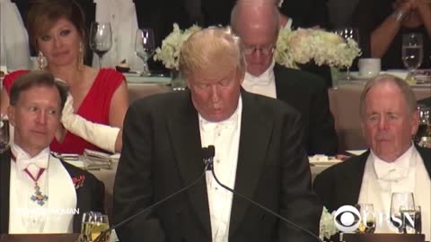 DJT at the Al Smith charity dinner on Haiti 😂🤣😂