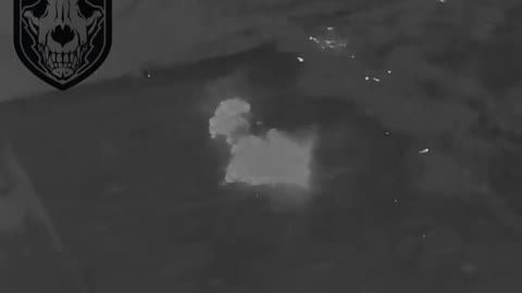 Thermal drone spotting for artillery