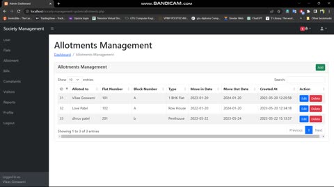 Society management system project