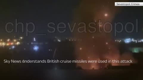 Ukraine War: 'First time' British cruise missiles used in Crimea