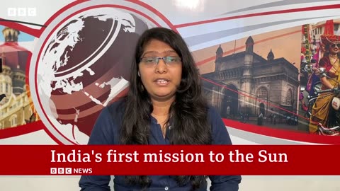 India launches its first mission to the Sun - BBC News