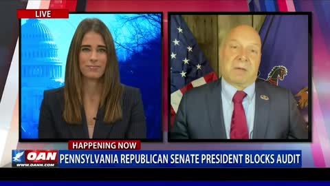 Christina Bobb talks to Doug Mastriano about Jake Corman(R) Blocking PA Audit