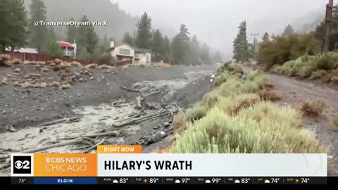 Hurricane hilary hitting southern california