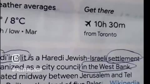 BREAKING ! Canada is selling properties in the West Bank !