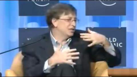 Bill Gates Tells Klaus Schwab About His Depopulation Plan