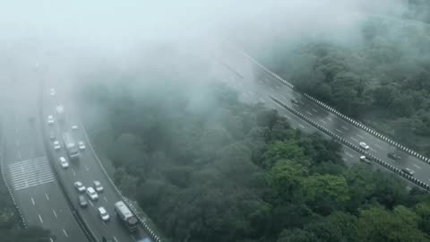 Maharshtra's Pune express way| Drone shot