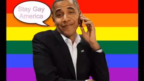 Politics - Barack Hussein Obama an Michelle Obama First Black Gay Present