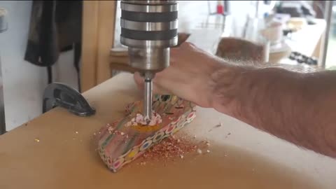 Building a Guitar Out of 2000 Colored Pencils