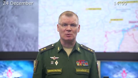 ⚡️🇷🇺🇺🇦 Morning Briefing of The Ministry of Defense of Russia (December 24, 2022)