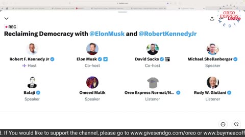 Live - Reclaiming Democracy with @ElonMusk and @RobertKennedyJr