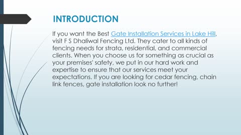 Best Gate Installation Services in Lake Hill