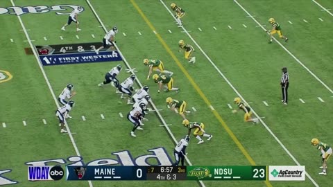 North Dakota State vs Maine Highlights | College Football Week 2 | 2023 College Football