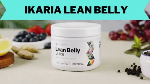 BEST BELLY FAT BURNER DRINK l IKARIA LEAN BELLY JUICE