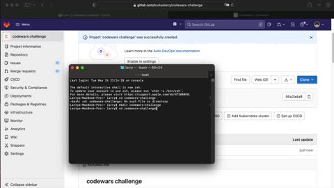 How to push your Codewars to GitLab (Part 1)