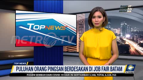 Puluhan Orang Berdesakan Di Job Fair Batam