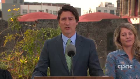 Canada: Prime Minister Justin Trudeau holds a news conference in Mexico City – January 11, 2023