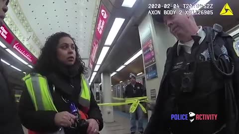 Bodycam Footage of CTA Supervisor Arrested by Chicago Police Officer