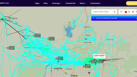 Metal bird mafia - from UTAH - gang stalking the piss out of US60 - N748PA N912PA N445PA N417PA