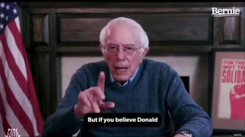 Bernie sounds scared