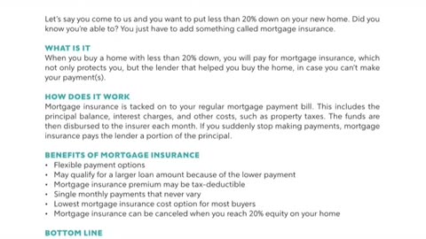 We got around the 20% down rule. Find out how.Let's say you comes..