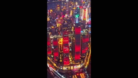 China Modern City Aerial View