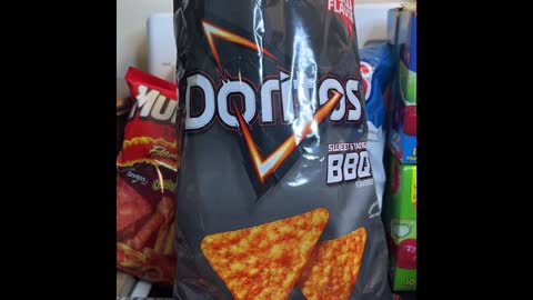 Doritos Sweet and Tangy BBQ Taste Test ‼️ #tastetest #doritos #foodblogger #shortsviral