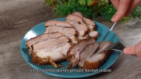 A Chinese butcher taught me this pork belly trick! So delicious.