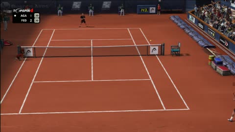 Top Spin 4 Online #28 Federer VS Agassi II