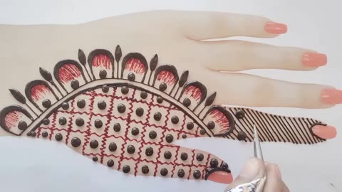 back hand beautiful new mehndi design easy and stylish mehandi ka design simple mehndi designs