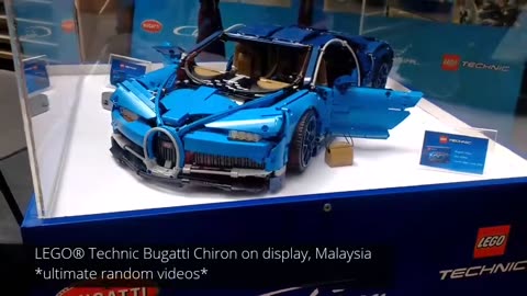 LEGO Technic BUGATTI CHIRON_on display in Kuala Lumpur, Malaysia