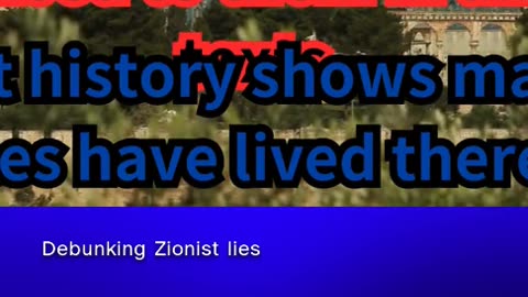 Debunking Israel's lies shorts